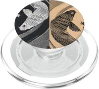 Art Japonais Poisson Graphisme 3 PopSockets PopGrip pour MagSafe