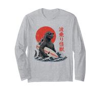 Art Japonais Surf Monstre Big Waves Japon Summer Beach Art Manche Longue