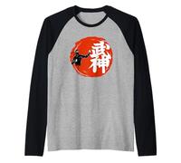 Art Japonais Taijutsu Ninja Arts Martiaux Fighters Kanji Art Manche Raglan