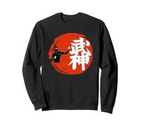 Art Japonais Taijutsu Ninja Arts Martiaux Fighters Kanji Art Sweatshirt
