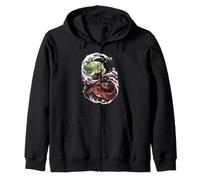 Art Japonais Tortue de Mer Bien et Diable Sweat à Capuche