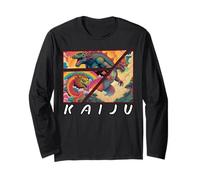 Art kaiju japonais rétro vintage, légendaire rare kaiju Manche Longue