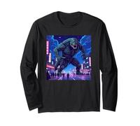 Art kaiju japonais rétro vintage, légendaire rare kaiju Manche Longue