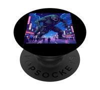 Art kaiju japonais rétro vintage, légendaire rare kaiju PopSockets PopGrip Adhésif