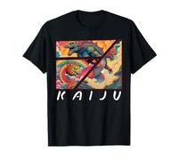 Art kaiju japonais rétro vintage, légendaire rare kaiju T-Shirt
