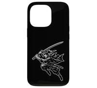 Art Katana du samouraï sautant Coque pour iPhone 13 Pro