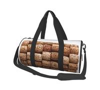 Art Ladybug Tracks Sac de sport avec poche humide et compartiment à chaussures, sac de voyage pour homme et femme, Bouchon à vin., Taille unique, Sac de voyage