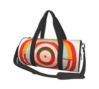 Art Ladybug Tracks Sac de sport avec poche humide et compartiment à chaussures, sac de voyage pour homme et femme, Vector Design Cible, Taille unique, Sac de voyage