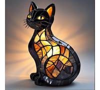 Art Lampe de Table Série Chien Chat Statue Veilleuse Veilleuse LED Maison Bureau Décoration