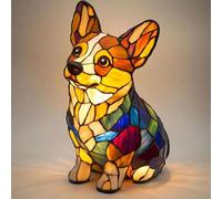 Art Lampe de Table Série Chien Chat Statue Veilleuse Veilleuse LED Maison Bureau Décoration