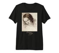 Art Léonard de Vinci Dessin Peinture Musée Renaissance T-Shirt Haut de Gamme