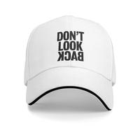 Art Letter Printed Casual Baseball Cap Don't Look Back Tennis Skate Hip Hop Hats Summer Sun Couple Women Design Baseball Caps