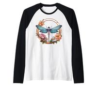 Art Libellule avec Harmonie Florale Manche Raglan