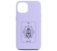 Art Ligne de Carte de Tarot de la Mort Coque pour iPhone 13