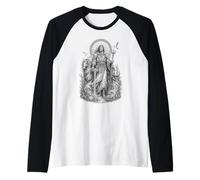 Art linéaire des Vagues sacrées du Dieu Celtique de la mer de Manannan Manche Raglan
