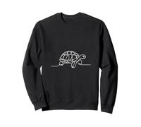 Art Linéaire Tortue Dessin Minimaliste Animalier Sweatshirt