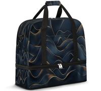 Art Lines - Sac de voyage pour femmes et hommes, sac de week-end, sac fourre-tout pliable et séparé, 47 l pour le sport, la gym, le yoga, couleur, 47 L, Organiseur de sac