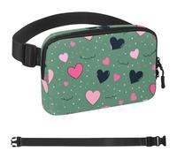 Art Love-1575 Sac banane de style unisexe : sacs banane tendance, sacs à bandoulière sport minces à la mode pour jogging, randonnée, randonneur, femme, homme, multicolore, 4 x 23 x 15 cm, multicolore,