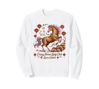 Art Lunaire du Crazy Horse Lady Club Fortune Power pour fêtes de Fin d'année 2026 Sweatshirt