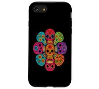 Art Mandala tête de Mort en Sucre coloré Coque pour iPhone SE (2020) / 7/8