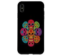 Art Mandala tête de Mort en Sucre coloré Coque pour iPhone XS Max