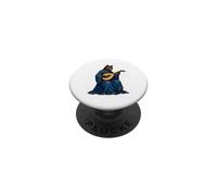 Art Manuscrit médiéval de Chat Jouant au Luth PopSockets PopGrip Adhésif