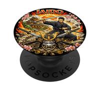 Art Martial Iaido PopSockets PopGrip Adhésif