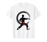 Art Martial Zen : karaté Minimaliste méditation T-Shirt Graphique avec Valeur
