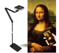 Art Master Projecteur d'art sans fil - 1080p | Miroir d'écran de téléphone iOS et Android, port HDMI, image nette, couleurs vives, portable avec batterie longue durée, copiez facilement des images