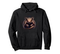 Art Mignon de Personnage de la Faune Armadillo Sweat à Capuche