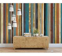 Art Minimalist Wooden Board Texture Stripes Abstract Papier Peint 3d Moderne Soie Texturée Haut De Gamme IdéAl Pour Le Salon Et La Chambre à Coucher-400cm×280cm