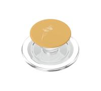 Art Minimaliste Abeille et Fleur PopSockets PopGrip pour MagSafe