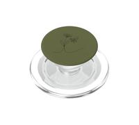 Art Minimaliste Abeille et Fleur PopSockets PopGrip pour MagSafe