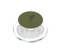 Art Minimaliste Abeille et Fleur PopSockets PopGrip pour MagSafe