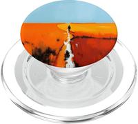 Art Minimaliste Abstrait du Chemin du désert PopSockets PopGrip pour MagSafe