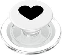 Art Minimaliste de Contour de cœur PopSockets PopGrip pour MagSafe