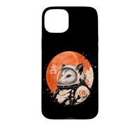 Art Minimaliste Japonais des années 70 rétro Possum Espace Opossum Coque pour iPhone 15 Plus
