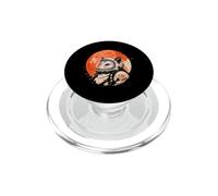 Art Minimaliste Japonais des années 70 rétro Possum Espace Opossum PopSockets PopGrip pour MagSafe
