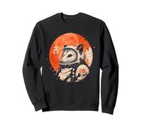 Art Minimaliste Japonais des années 70 rétro Possum Espace Opossum Sweatshirt