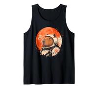 Art Minimaliste Japonais des années 70 Rétro Space Capybara Lover Débardeur