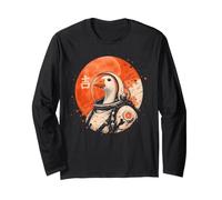 Art Minimaliste Japonais rétro années 70 Space Goose Manche Longue