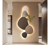 Art mural 3D à LED inspiré de la nature avec rétroéclairage doux pour salon, chambre à coucher, couloir - Pièce d'art décoratif contemporain