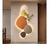 Art mural 3D à LED inspiré de la nature avec rétroéclairage doux pour salon, chambre à coucher, couloir - Pièce d'art décoratif contemporain