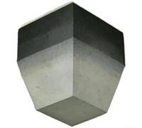 Art mural 3D Illusion d'optique 30 x 30 cm en polyéthylène avec coins impossibles, crée une profondeur visuelle et une perspective, léger et sans danger pour le mur, pour salon ou bureau (O)