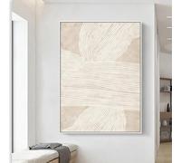 Art mural abstrait moderne à rayures, affiche esthétique ligne pour salon, 70 x 100 cm, décoration d'intérieur contemporaine, fond de canapé élégant