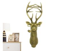 Art Mural Animalier - Sculpture En Bronze En Résine | Décoration Murale En | Métal - Support Animalier 3D Fabriqué À La Main 462 G, Statue De Fausse Taxidermie Réaliste Avec Un Design Innovant