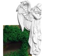 Art mural d'ange endormi | Figurines d'art mural Ailes d'ange - Fonctionne d'excellents produits, accessoires de table de sculpture d'ailes d'ange, ange endormi en résine pour rebord de fenêtre, porte
