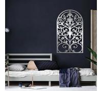 Art Mural de Cadre de fenêtre en métal, Art Mural Moderne en métal d'arche Baroque Rustique, décoration d'œuvre d'art de Ferme Gothique, décoration de Maison de Sculpture Moderne pour s