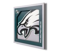 Art mural de la s?rie 3D du logo des Philadelphia Eagles de la NFL YouTheFan - 12x12
