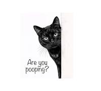 Art Mural De Salle De Bain En Forme De Vache Des Hautes Terres, Démarreur De Conversation Léger, 30 X 40 Cm, Décoration Murale De Ferme Rustique, Art Sur Toile D'animal Mignon, Design Humoristique, Po